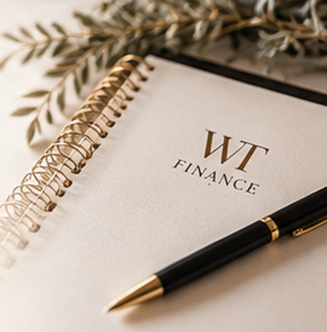 Bureau met notitieboek en administratieve documenten